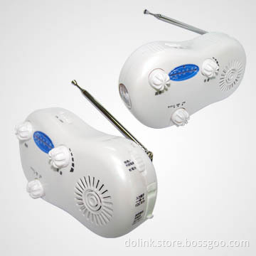 Crank Dynamo Radios with Led Flashlights and Alarms